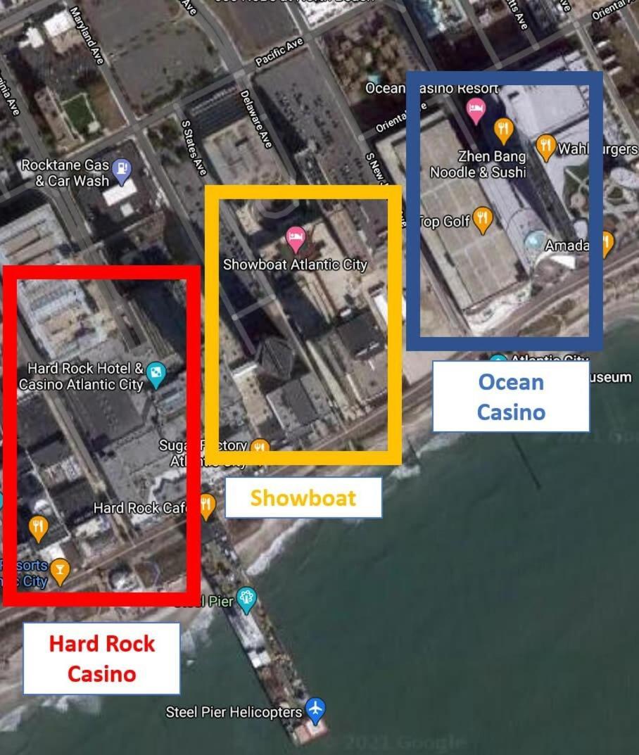 Huge Beachfront Condo Cozysuites At Showboat Atlantic City Exterior photo